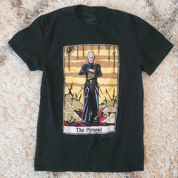 hellraiser Other - NEW Hellraiser Pinhead Tarot Card Tee Size S